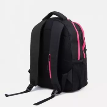 Рюкзак на молнии, цвет чёрный