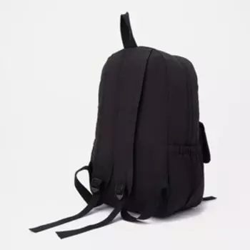 Рюкзак на молнии, цвет чёрный