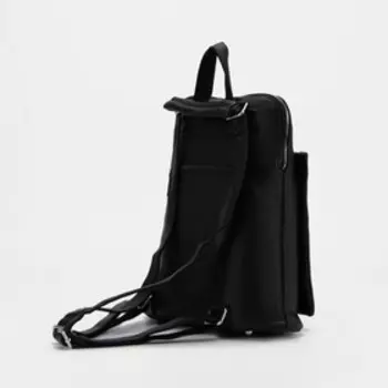 Рюкзак на молнии, цвет чёрный