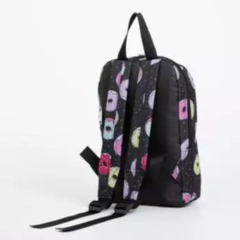 Рюкзак на молнии, цвет чёрный