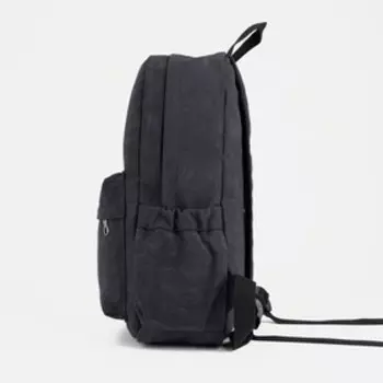 Рюкзак на молнии, цвет чёрный