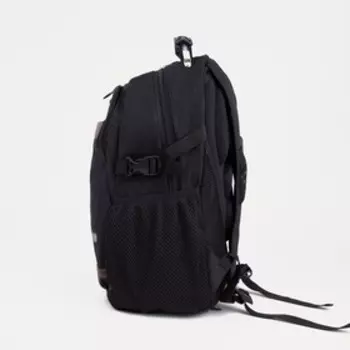 Рюкзак на молнии, цвет чёрный