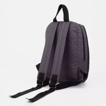 Рюкзак на молнии, цвет чёрный