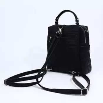 Рюкзак на молнии, цвет чёрный