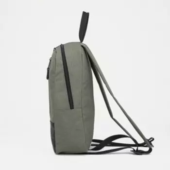 Рюкзак на молнии, цвет хаки