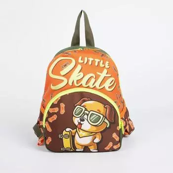 Рюкзак на молнии, цвет коричневый