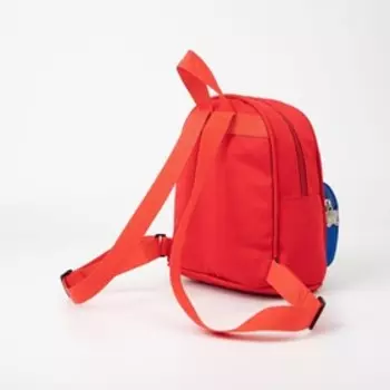 Рюкзак на молнии, цвет красный