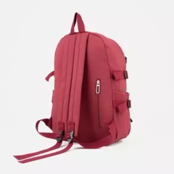 Рюкзак на молнии, цвет красный