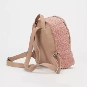 Рюкзак на молнии, цвет розовый