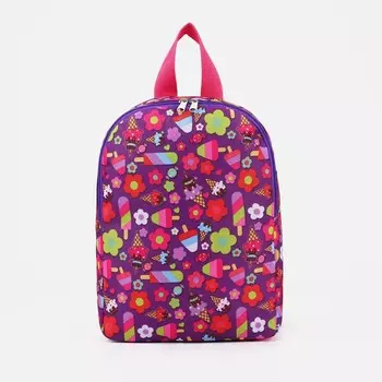 Рюкзак детский на молнии, цвет розовый