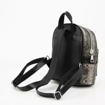 Рюкзак на молнии, цвет серый