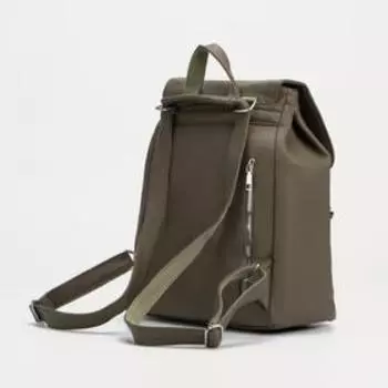 Рюкзак на молнии, цвет зелёный