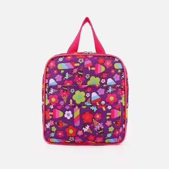 Рюкзак детский «ЗФТС» на молнии, с карманом, размер 22623 см, сиреневый/розовый