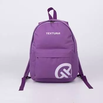 Рюкзак молодёжный из текстиля на молнии, 1 карман, цвет сиреневый
