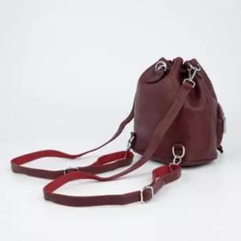 Рюкзак на шнурке, цвет бордовый