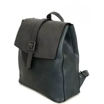 Рюкзак, отдел на клапане, цвет синий 27х30х12см