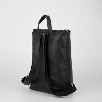 Рюкзак, отдел на молнии, 2 наружных кармана, цвет чёрный