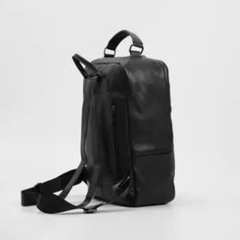 Рюкзак, отдел на молнии, 4 наружных кармана, c USB и AUX, цвет чёрный