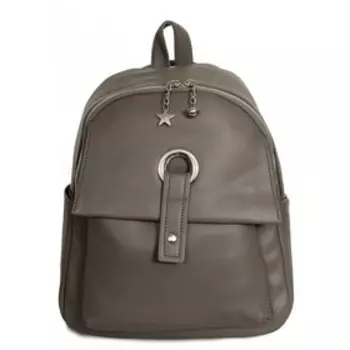 Рюкзак, отдел на молнии, цвет серый 26х36х12см