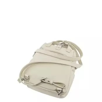 Рюкзак, отдел на молнии, цвет светло-бежевый 27х18х10см