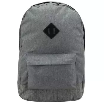 Рюкзак, отдел на молнии, наружный карман, цвет серый