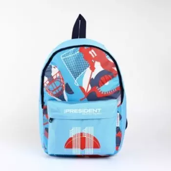Рюкзак «Russian sport» Putin team, 29 x 13 x 44 см, отд на молнии, н/карман, голубой