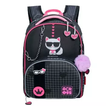 Рюкзак школьный 37 х 28 х 12 см, эргономичная спинка, Across 194