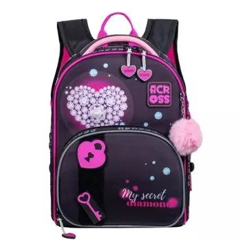 Рюкзак школьный 37 х 28 х 12 см, эргономичная спинка, Across 194