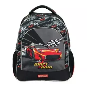 Рюкзак школьный Erich Krause ErgoLine 15L, 39 х 28 х 14 см, эргономичная спинка, Drift King 51605
