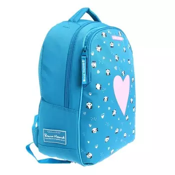 Рюкзак школьный Bruno Visconti "MY LOVE. PANDA", 42 х 31 х 14 см, эргономичная спинка, пенал в подарок