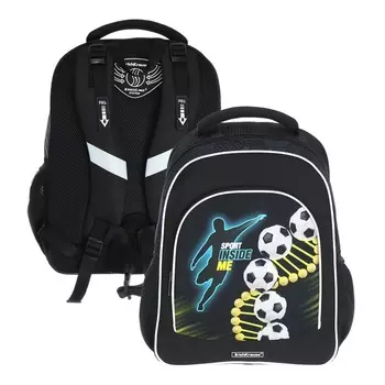 Рюкзак школьный Erich Krause ErgoLine 15L, 39 х 28 х 14 см, эргономичная спинка, Sport DNA 59874