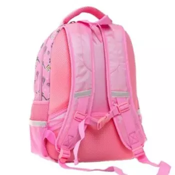 Рюкзак школьный 41 х 29 х 16 см, эргономичная спинка, Hatber Easy, Sweet Cat, розовый NRk_76077