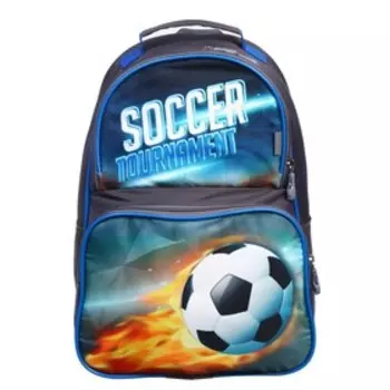 Рюкзак школьный Luris Тимошка, 37 х 26 х 13 см, эргономичная спинка, "Футбол"