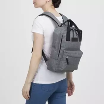 Рюкзак - сумка RISE, текстиль, цвет серый
