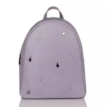 Рюкзак, тдел на молнии, цвет сиреневый 35х26х12см