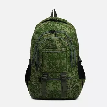 Рюкзак туристический, 22 л, 2 отдела на молниях, 5 наружных карманов, «ЗФТС», цвет камуфляж/хаки