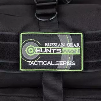 Рюкзак туристический, 40 л, 2 отдела на молниях, 2 наружных кармана, цвет чёрный