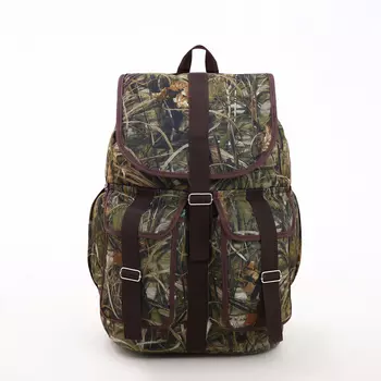 Рюкзак туристический, 55 л, отдел на шнурке, 4 наружных кармана, цвет хаки