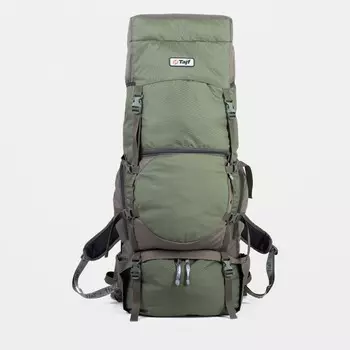 Рюкзак туристический, Taif, 80 л, отдел на стяжке, 2 наружных кармана, 2 боковых кармана, цвет оливковый