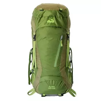 Рюкзак туристический Tramp TRP-046, Floki 50+10, зеленый