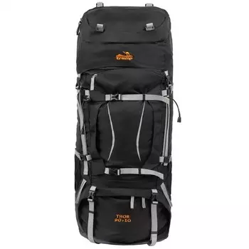 Рюкзак туристический Tramp TRP-053, Thor 90+10, черный