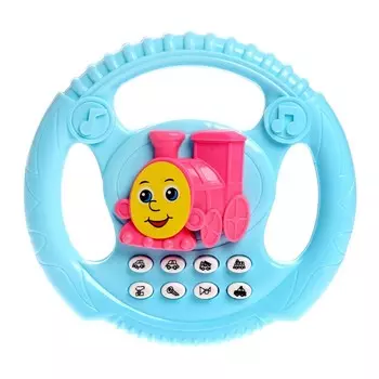 Руль музыкальный «Паровозик», звуковые эффекты, МИКС