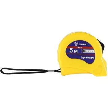 Рулетка DEKO LT03 Basic, пластиковый корпус, 5 м х 19 мм