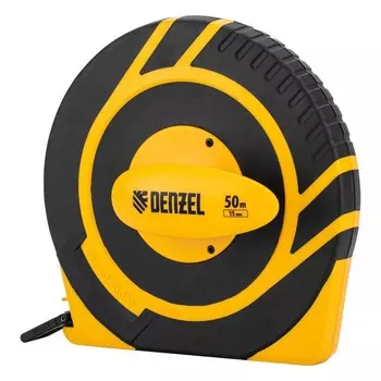 Рулетка геодезическая Denzel 31292, закрытый корпус, фиберглассовая лента, 50 м х 15 мм