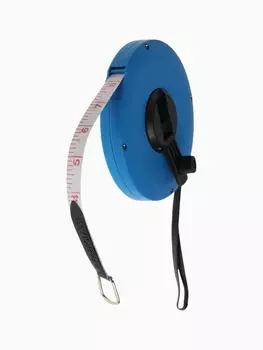 Рулетка геодезическая ЛОМ, ПВХ лента, 20 м 12.5 мм