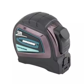 Рулетка GROSS Doppelhaken, 5 м 19 мм, двухсторонний зацеп, нейлоновая, двухсторонняя шкала