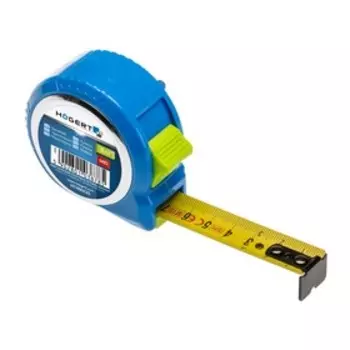 Рулетка HOEGERTHT4M435, пластик, нейлон, 5м x 19мм