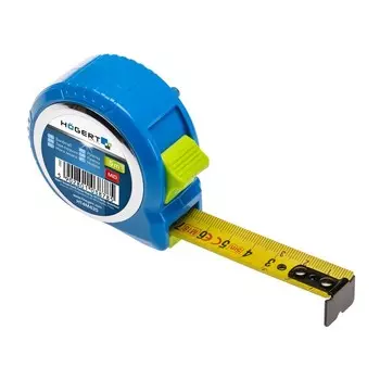 Рулетка HOEGERTHT4M435, пластик, нейлон, 5м x 19мм
