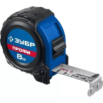 Рулетка ЗУБР Профи Нейлон 34056-08-25_z02, 8 м х 25 мм
