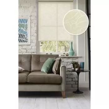 Рулонная штора «Адель», 130х160 см, цвет молочный